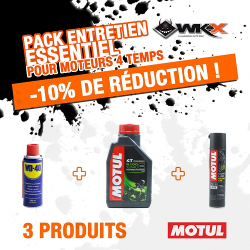 Piece Pack entretien ESSENTIEL moteurs 4 temps MOTUL de Pit Bike et Dirt Bike
