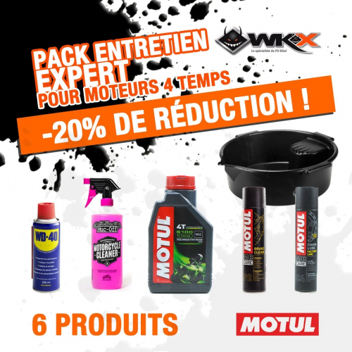 Piece Pack entretien EXPERT moteurs 4 temps MOTUL de Pit Bike et Dirt Bike