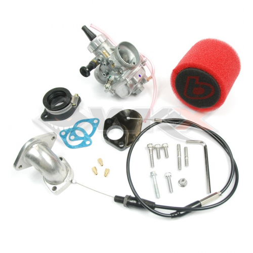 Piece Kit carburateur MIKUNI VM 26 TB + pipe souple + filtre + c&acirc;ble + joint de Pit Bike et Dirt Bike