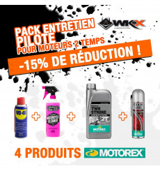 Piece Pack entretien PILOTE moteurs 2 temps MOTOREX de Pit Bike et Dirt Bike