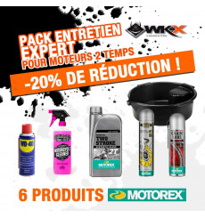 Piece Pack entretien EXPERT moteurs 2 temps MOTOREX de Pit Bike et Dirt Bike