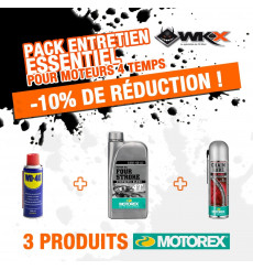 Piece Pack entretien ESSENTIEL moteurs 4 temps MOTOREX de Pit Bike et Dirt Bike