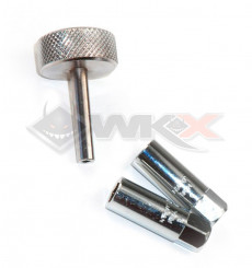 Piece Outil r&eacute;glage soupapes 2 douilles de Pit Bike et Dirt Bike