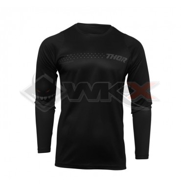 Piece Maillot THOR SECTOR MINIMAL BLACK taille M de Pit Bike et Dirt Bike