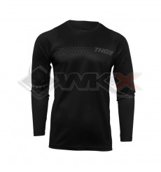 Piece Maillot THOR SECTOR MINIMAL BLACK taille XL de Pit Bike et Dirt Bike