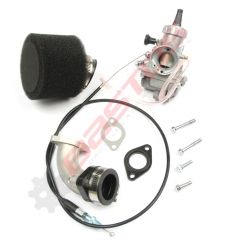 Piece Kit carburateur MIKUNI VM 24 Taiwan + pipe souple + c&acirc;ble + joint + filtre de Pit Bike et Dirt Bike
