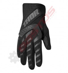 Piece Gants enfant THOR SPECTRUM NOIR taille YS de Pit Bike et Dirt Bike
