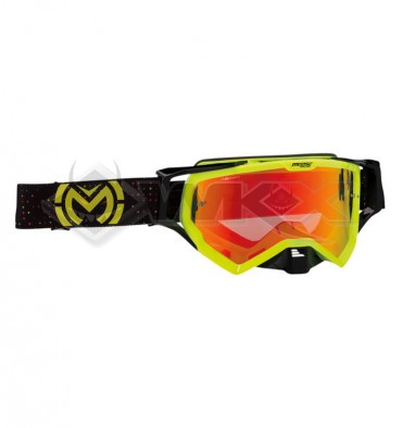 Piece Masque MOOSE XCR PRO STAR NOIR/HI-VIZ de Pit Bike et Dirt Bike
