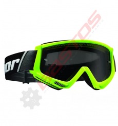 Piece Masque THOR COMBAT SAND VERT FLUO de Pit Bike et Dirt Bike