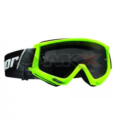 Piece Masque THOR COMBAT SAND VERT FLUO de Pit Bike et Dirt Bike