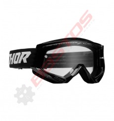 Piece Masque enfant THOR COMBAT RACER NOIR/BLANC de Pit Bike et Dirt Bike