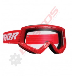 Piece Masque enfant THOR COMBAT RACER ROUGE/BLANC de Pit Bike et Dirt Bike