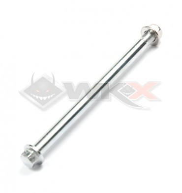 Piece Axe de roue arri&egrave;re 12mm longueur 220mm de Pit Bike et Dirt Bike
