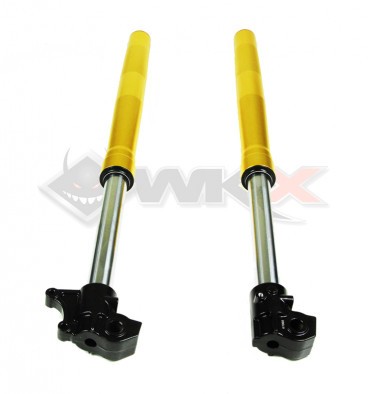 Piece Tubes de fourche hydraulique invers&eacute;e 735mm de Pit Bike et Dirt Bike