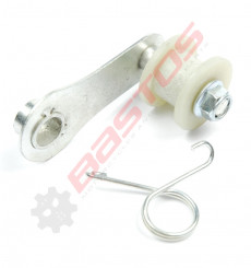 Piece Tendeur de chaine avec support et roulette de Pit Bike et Dirt Bike