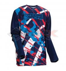 Piece Maillot enfant MOOSE RACING AGROID BLEU taille YXS de Pit Bike et Dirt Bike
