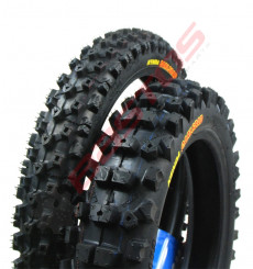 Piece Paire pneus KENDA MILLVILLE 12'/14' de Pit Bike et Dirt Bike