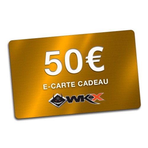 Piece E-Carte cadeau 50&euro; de Pit Bike et Dirt Bike