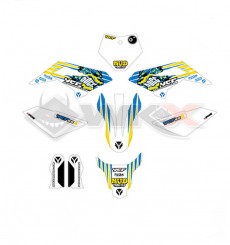 Piece Kit d&eacute;coration COMPLET YCF 50A 2022 de Pit Bike et Dirt Bike