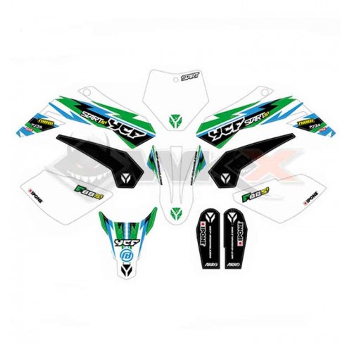 Piece Kit d&eacute;coration COMPLET START F88SE 2022 de Pit Bike et Dirt Bike
