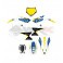 Piece Kit d&eacute;coration YCF BIGY 125 MX 2022 de Pit Bike et Dirt Bike