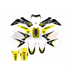 Piece Kit d&eacute;coration RACING NOIR 2022 de Pit Bike et Dirt Bike