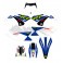 Piece Kit d&eacute;coration YCF BIGY RACING BLEU 2022 de Pit Bike et Dirt Bike