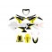 Piece Kit d&eacute;coration YCF BIGY RACING NOIR 2022 de Pit Bike et Dirt Bike