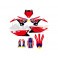 Piece Kit d&eacute;coration YCF BIGY RACING ROUGE 2022 de Pit Bike et Dirt Bike