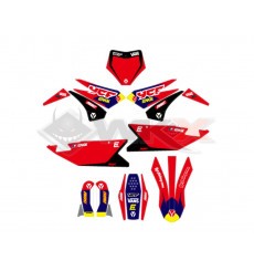 Piece Kit d&eacute;coration YCF BIGY RACING ROUGE 2022 de Pit Bike et Dirt Bike