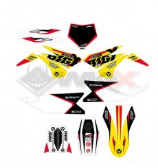Piece Kit d&eacute;coration YCF COMPLET BIGY FACTORY DAYTONA FD190 MX 2022 de Pit Bike et Dirt Bike