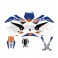 Piece Kit d&eacute;coration YCF COMPLET PILOT F125 2022 de Pit Bike et Dirt Bike