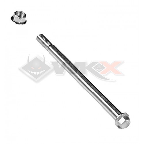 Piece Axe de roue arri&egrave;re YCF supermotard perc&eacute;-taraud&eacute; en M6 de Pit Bike et Dirt Bike