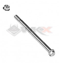 Piece Axe de roue arri&egrave;re YCF supermotard perc&eacute;-taraud&eacute; en M6 de Pit Bike et Dirt Bike