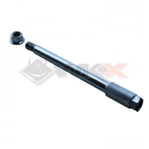 Piece Axe de roue avant YCF supermotard perc&eacute;-taraud&eacute; en M6 de Pit Bike et Dirt Bike