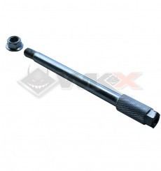 Piece Axe de roue avant YCF supermotard perc&eacute;-taraud&eacute; en M6 de Pit Bike et Dirt Bike
