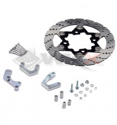 Piece Disque de Frein avant Flottant 240mm YCF avec patte de d&eacute;port sp&eacute;cifique Supermotard de Pit Bike et Dirt Bike