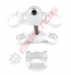 Piece T&eacute; de fourche aluminium r&eacute;glable de Pit Bike et Dirt Bike