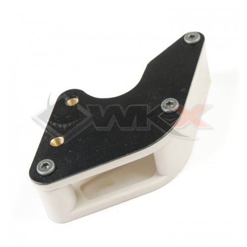 Piece Guide chaine aluminium anodis&eacute; NOIR de Pit Bike et Dirt Bike