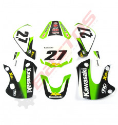 Piece Kit d&eacute;coration KAWASAKI KLX de Pit Bike et Dirt Bike