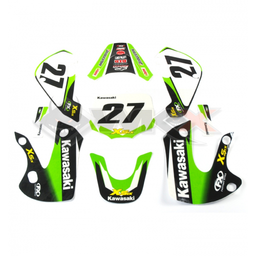 Piece Kit d&eacute;coration KAWASAKI KLX de Pit Bike et Dirt Bike