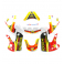 Piece Kit d&eacute;coration ROCKSTAR KLX de Pit Bike et Dirt Bike