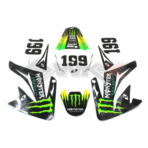 Piece Kit d&eacute;coration MONSTER CRF 70 de Pit Bike et Dirt Bike
