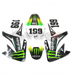 Piece Kit d&eacute;coration MONSTER CRF 70 de Pit Bike et Dirt Bike