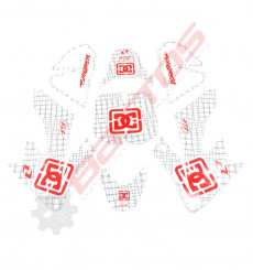 Piece Kit d&eacute;coration DC SHOES CRF 50 de Pit Bike et Dirt Bike