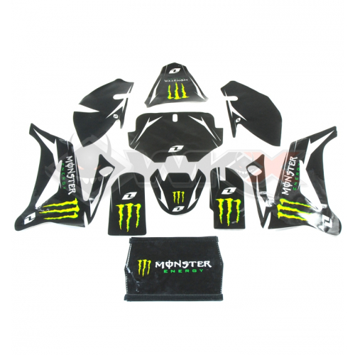 Piece Kit d&eacute;coration MONSTER TTR de Pit Bike et Dirt Bike