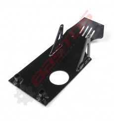 Piece Sabot moteur aluminium NOIR RACING de Pit Bike et Dirt Bike