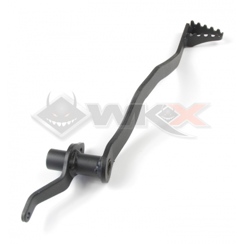 Piece P&eacute;dale de frein acier sur barre de Pit Bike et Dirt Bike