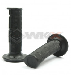Piece Poign&eacute;es plastique soft grip NOIR de Pit Bike et Dirt Bike