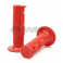 Piece Poign&eacute;es plastique soft grip ROUGE de Pit Bike et Dirt Bike